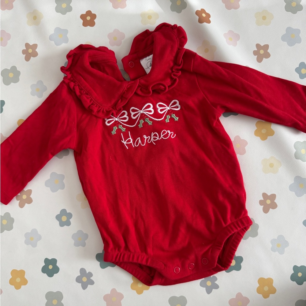 Embroidered Harper Christmas Bubble